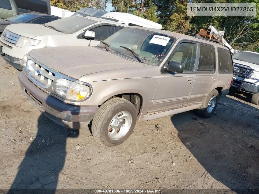 1997 Ford Explorer Eddie Bauer/Limited/Xl/Xlt VIN: 1FMDU34X2VUD27865 Lot: 40701506