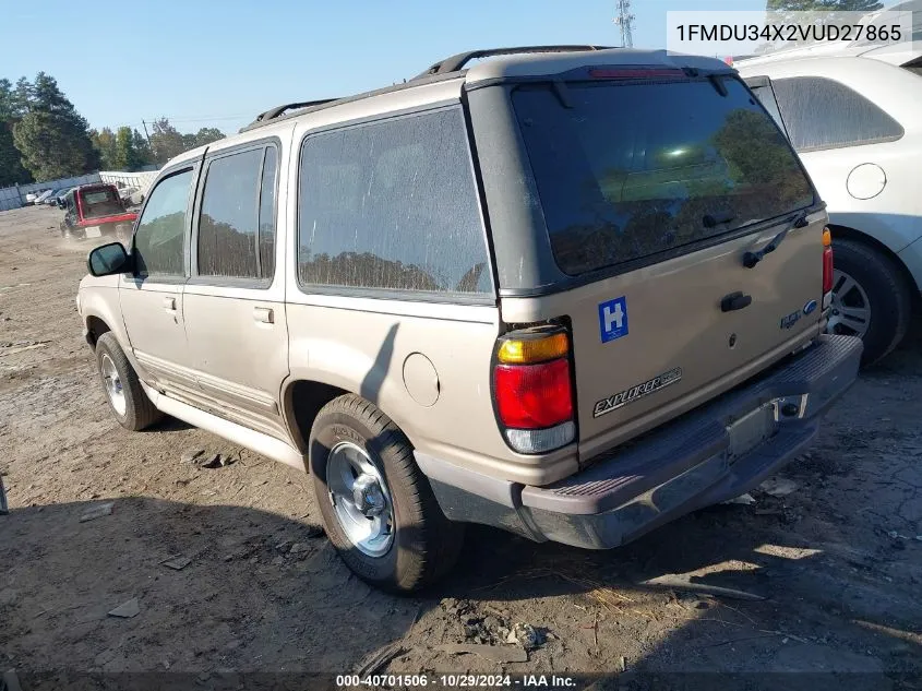 1997 Ford Explorer Eddie Bauer/Limited/Xl/Xlt VIN: 1FMDU34X2VUD27865 Lot: 40701506