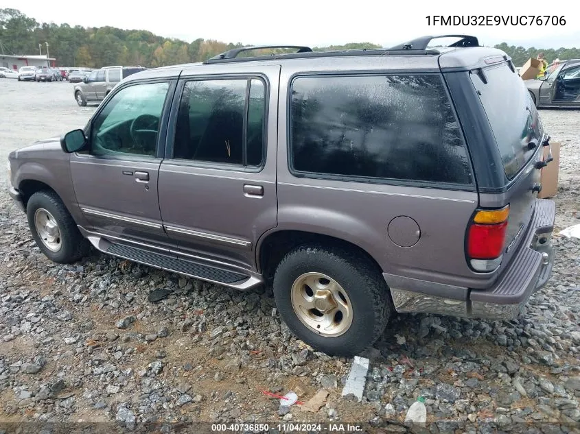 1997 Ford Explorer Eddie Bauer/Limited/Xl/Xlt VIN: 1FMDU32E9VUC76706 Lot: 40736850