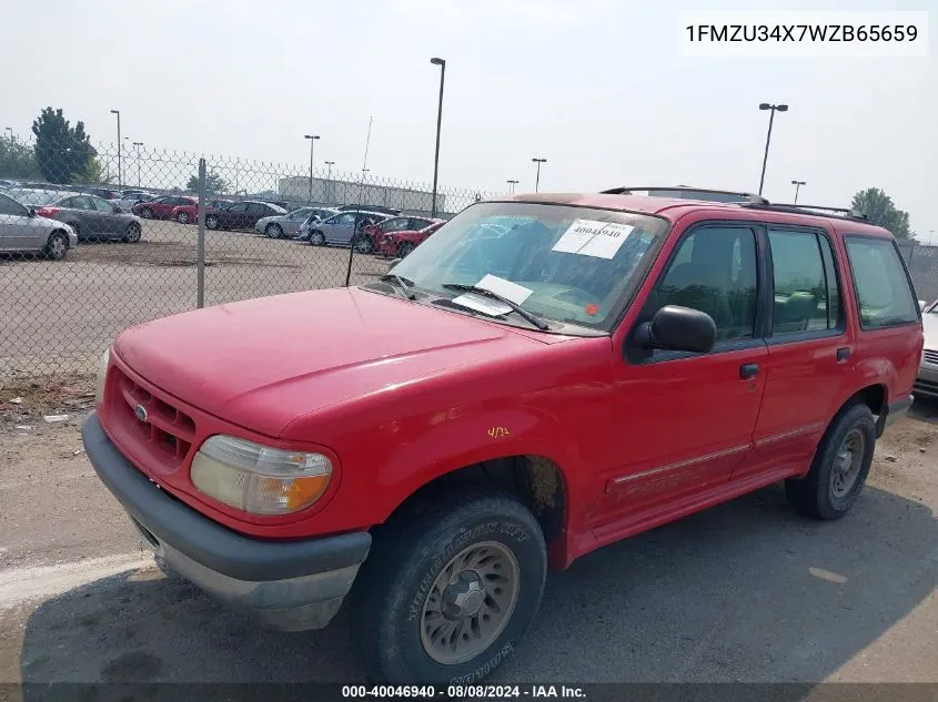 1998 Ford Explorer Eddie Bauer/Limited/Xl/Xlt VIN: 1FMZU34X7WZB65659 Lot: 40046940