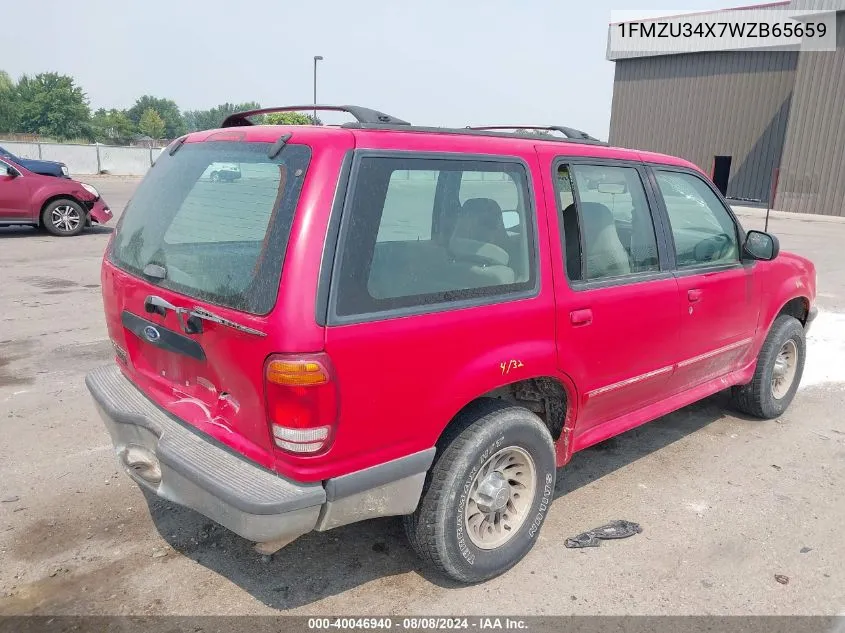 1998 Ford Explorer Eddie Bauer/Limited/Xl/Xlt VIN: 1FMZU34X7WZB65659 Lot: 40046940