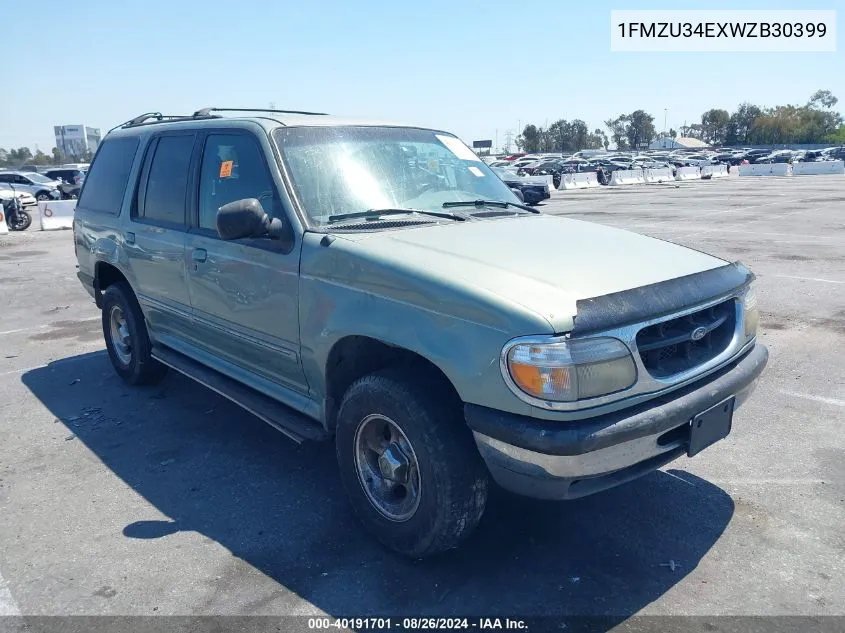 1998 Ford Explorer Eddie Bauer/Limited/Xl/Xlt VIN: 1FMZU34EXWZB30399 Lot: 40191701