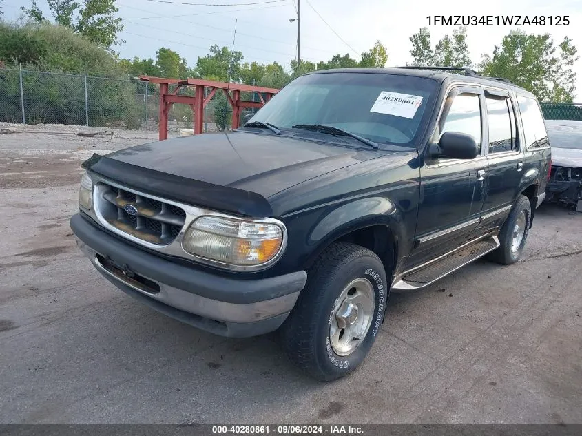 1998 Ford Explorer VIN: 1FMZU34E1WZA48125 Lot: 40280861