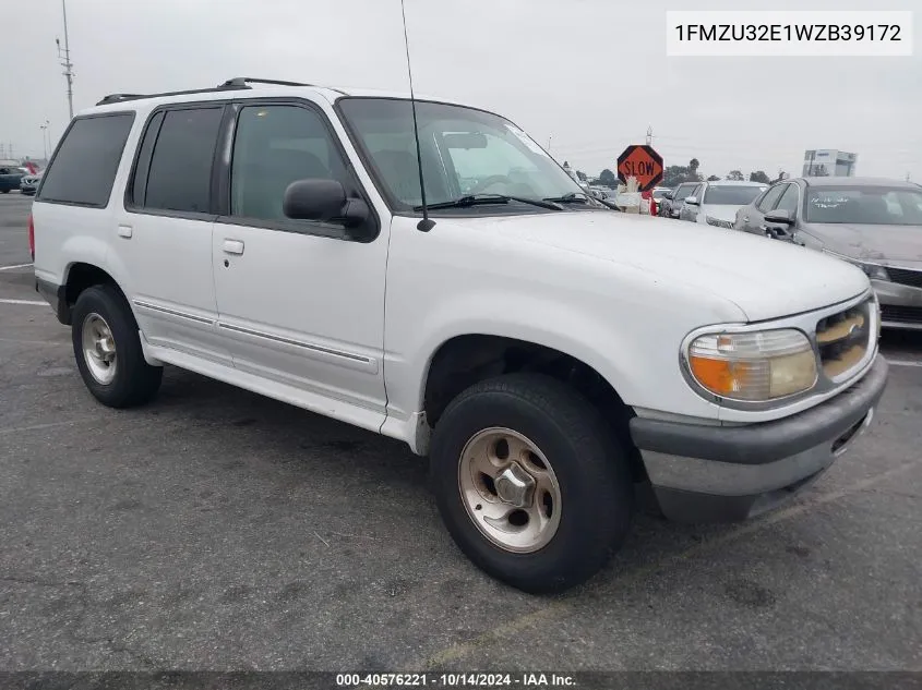 1998 Ford Explorer Eddie Bauer/Limited/Xl/Xlt VIN: 1FMZU32E1WZB39172 Lot: 40576221