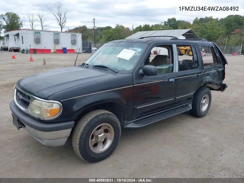 1998 Ford Explorer Eddie Bauer/Limited/Xl/Xlt VIN: 1FMZU34E4WZA08492 Lot: 40583831