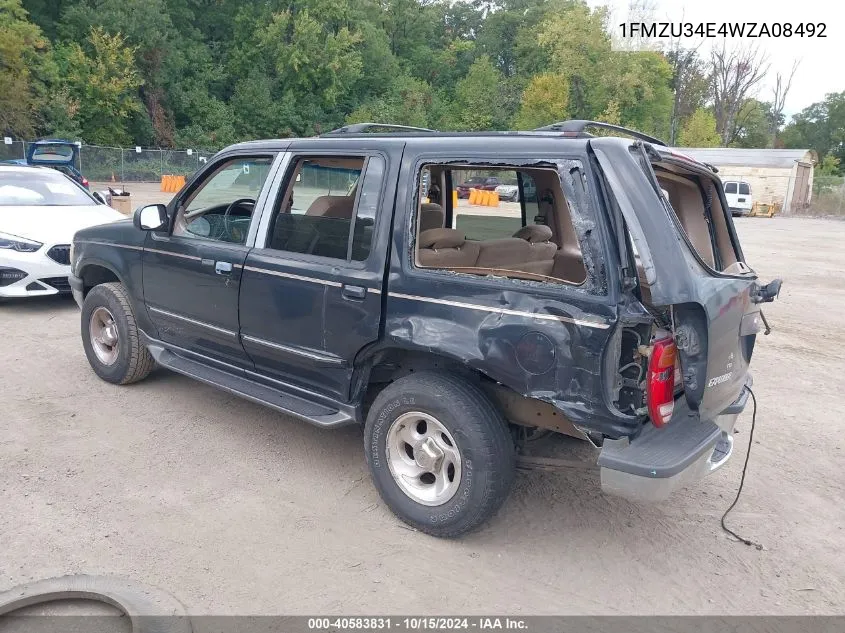 1998 Ford Explorer Eddie Bauer/Limited/Xl/Xlt VIN: 1FMZU34E4WZA08492 Lot: 40583831