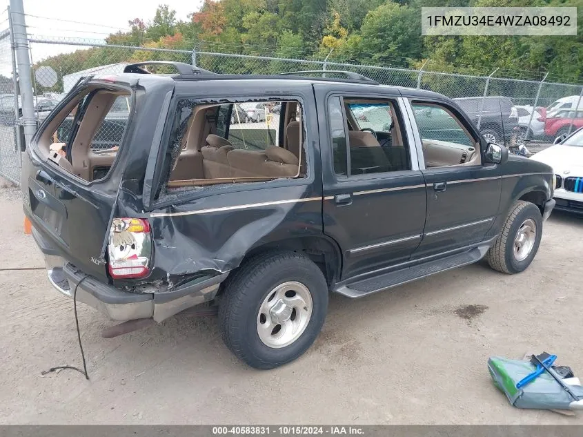 1998 Ford Explorer Eddie Bauer/Limited/Xl/Xlt VIN: 1FMZU34E4WZA08492 Lot: 40583831