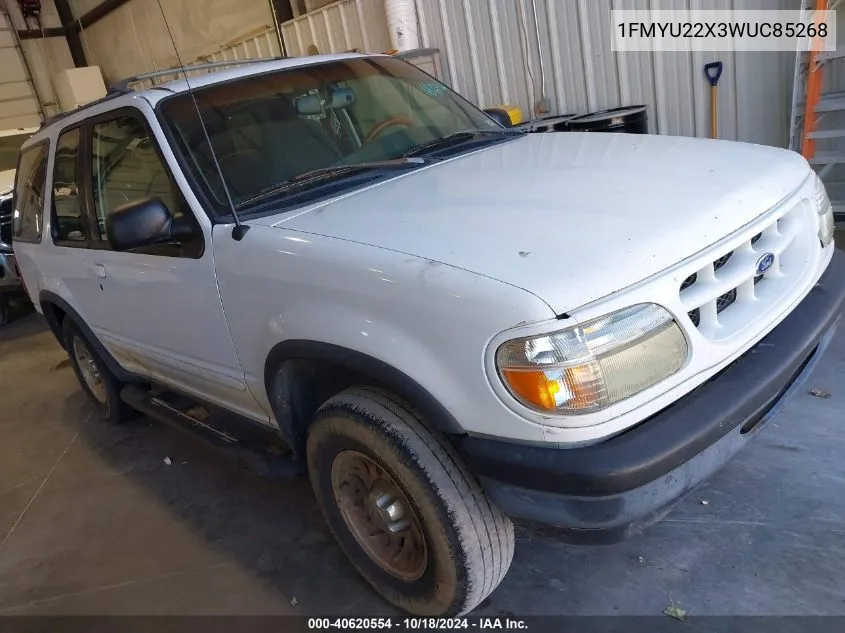 1998 Ford Explorer Sport VIN: 1FMYU22X3WUC85268 Lot: 40620554