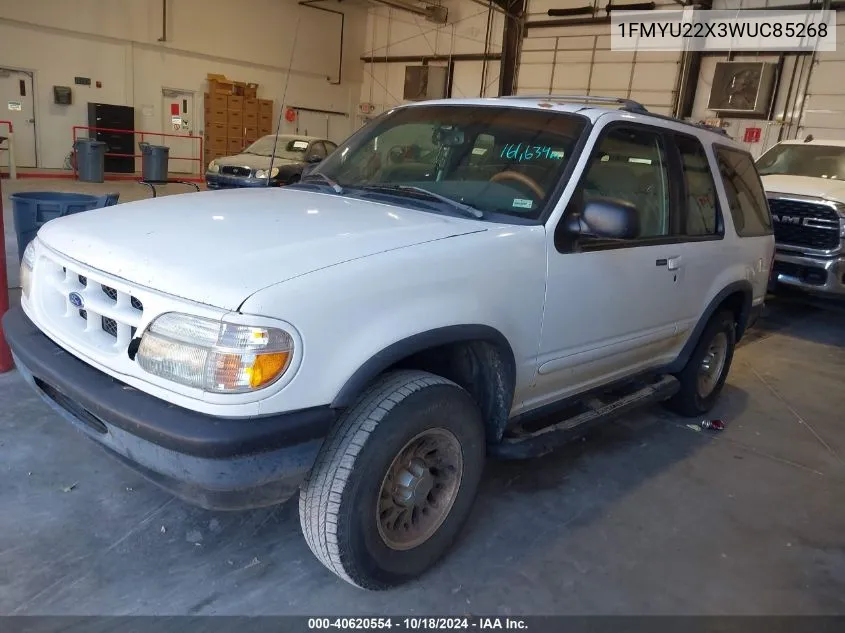 1998 Ford Explorer Sport VIN: 1FMYU22X3WUC85268 Lot: 40620554