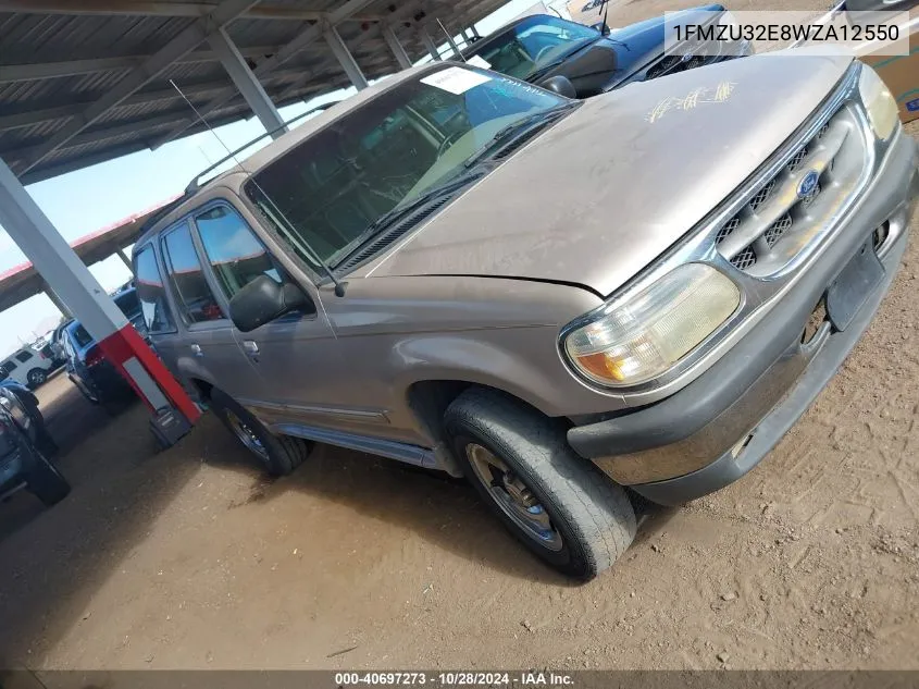 1998 Ford Explorer Eddie Bauer/Limited/Xl/Xlt VIN: 1FMZU32E8WZA12550 Lot: 40697273