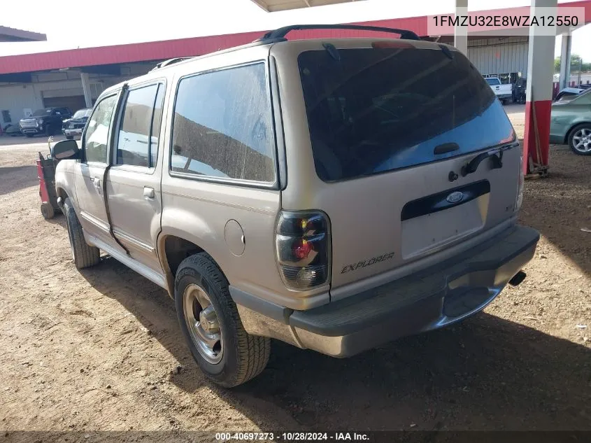 1998 Ford Explorer Eddie Bauer/Limited/Xl/Xlt VIN: 1FMZU32E8WZA12550 Lot: 40697273