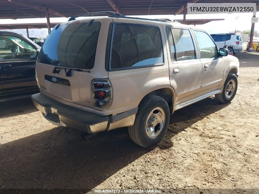 1998 Ford Explorer Eddie Bauer/Limited/Xl/Xlt VIN: 1FMZU32E8WZA12550 Lot: 40697273