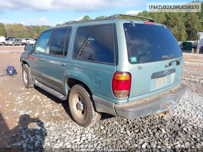 1998 Ford Explorer Eddie Bauer/Limited/Xl/Xlt VIN: 1FMZU32X2WUC08370 Lot: 40815364