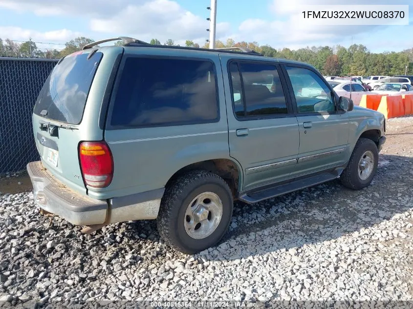 1998 Ford Explorer Eddie Bauer/Limited/Xl/Xlt VIN: 1FMZU32X2WUC08370 Lot: 40815364