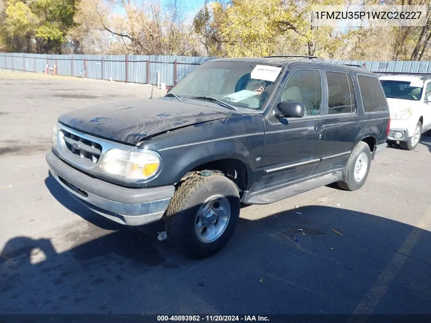 1998 Ford Explorer Eddie Bauer/Limited/Xlt VIN: 1FMZU35P1WZC26227 Lot: 40893952