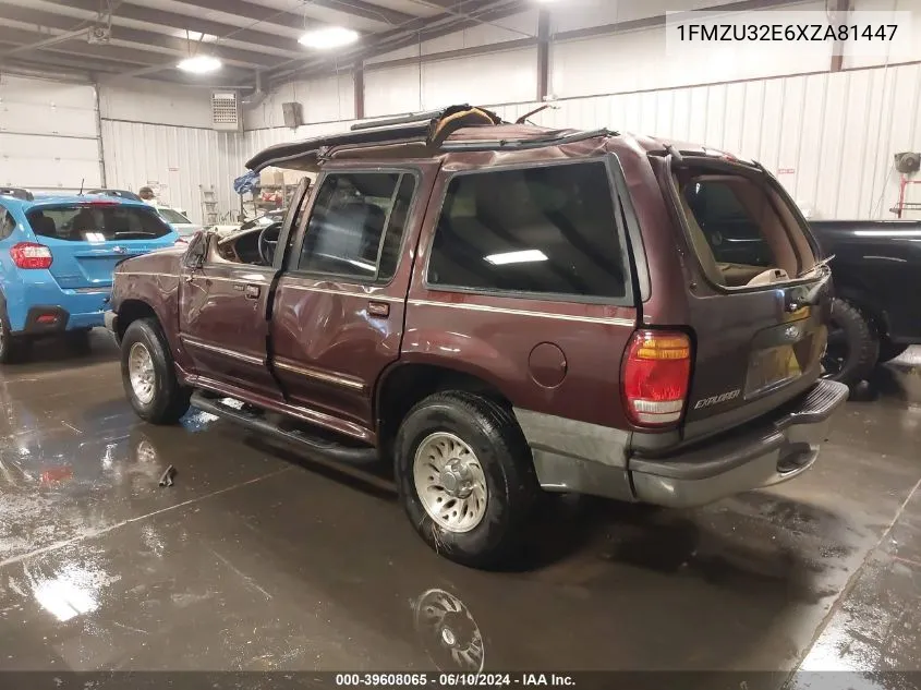 1FMZU32E6XZA81447 1999 Ford Explorer