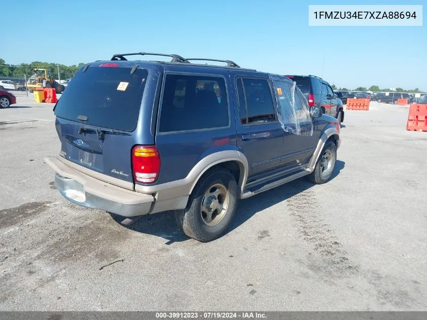 1999 Ford Explorer Eddie Bauer/Limited/Xlt VIN: 1FMZU34E7XZA88694 Lot: 39912023