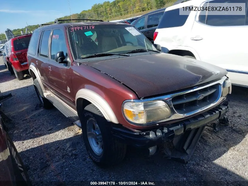 1999 Ford Explorer Eddie Bauer/Limited/Xlt VIN: 1FMZU34E8XZA61178 Lot: 39947178