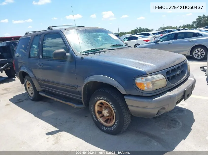 1999 Ford Explorer Sport VIN: 1FMCU22E4XUC60437 Lot: 40120241