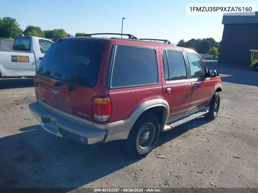 1999 Ford Explorer Eddie Bauer/Limited/Xlt VIN: 1FMZU35P9XZA76160 Lot: 40183207