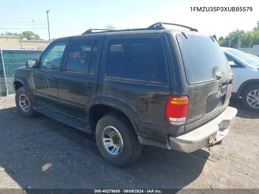 1999 Ford Explorer Eddie Bauer/Limited/Xlt VIN: 1FMZU35P3XUB85579 Lot: 40279650