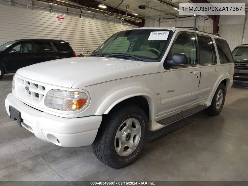 1999 Ford Explorer Eddie Bauer/Limited/Xlt VIN: 1FMZU35P0XZA17367 Lot: 40349687