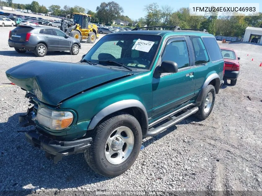 1999 Ford Explorer VIN: 1FMZU24E6XUC46983 Lot: 40576475