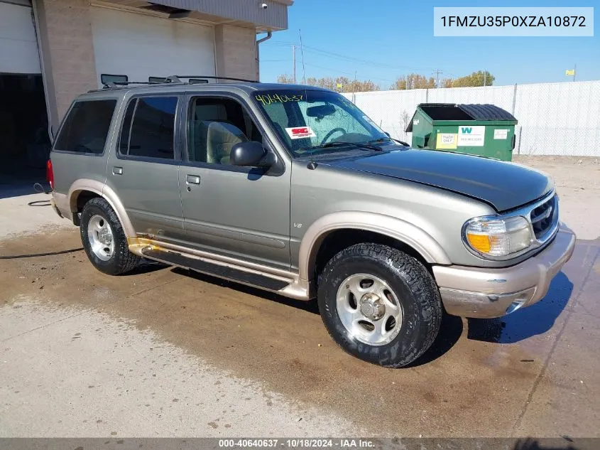 1999 Ford Explorer Eddie Bauer/Limited/Xlt VIN: 1FMZU35P0XZA10872 Lot: 40640637