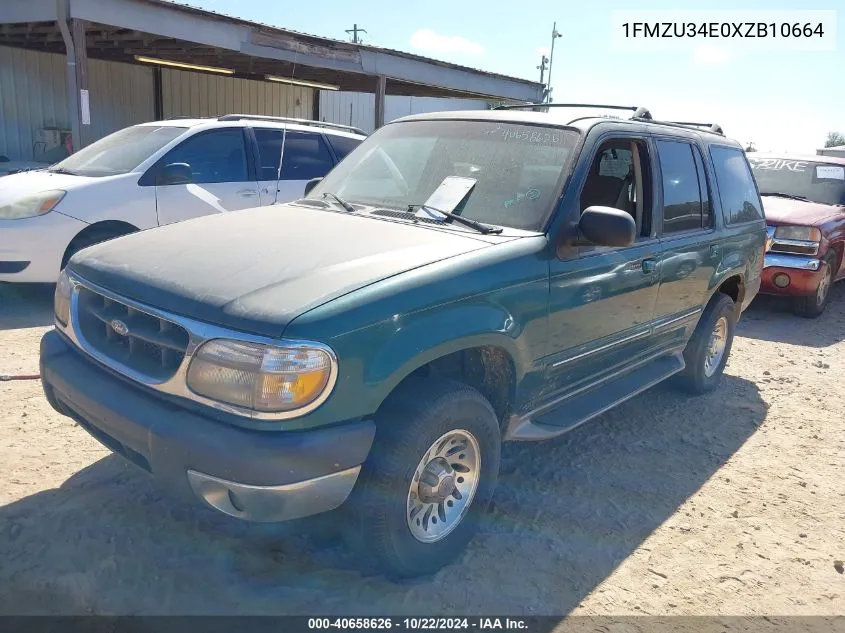 1999 Ford Explorer Eddie Bauer/Limited/Xlt VIN: 1FMZU34E0XZB10664 Lot: 40658626