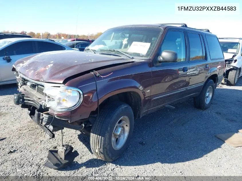 1999 Ford Explorer VIN: 1FMZU32PXXZB44583 Lot: 40679922