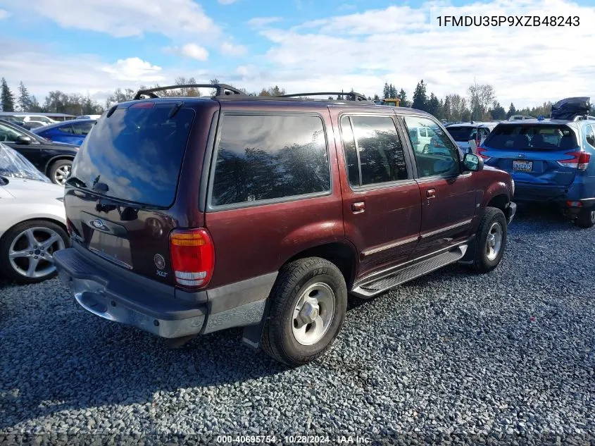 1999 Ford Explorer Eddie Bauer/Limited/Xlt VIN: 1FMDU35P9XZB48243 Lot: 40695754