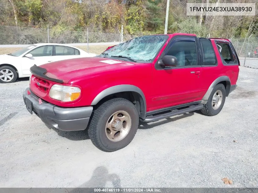 1999 Ford Explorer Sport VIN: 1FMYU24E3XUA38930 Lot: 40746119