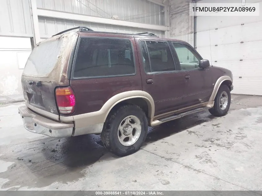 2000 Ford Explorer Eddie Bauer VIN: 1FMDU84P2YZA08969 Lot: 39888541