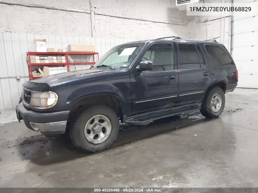 1FMZU73E0YUB68829 2000 Ford Explorer Xlt