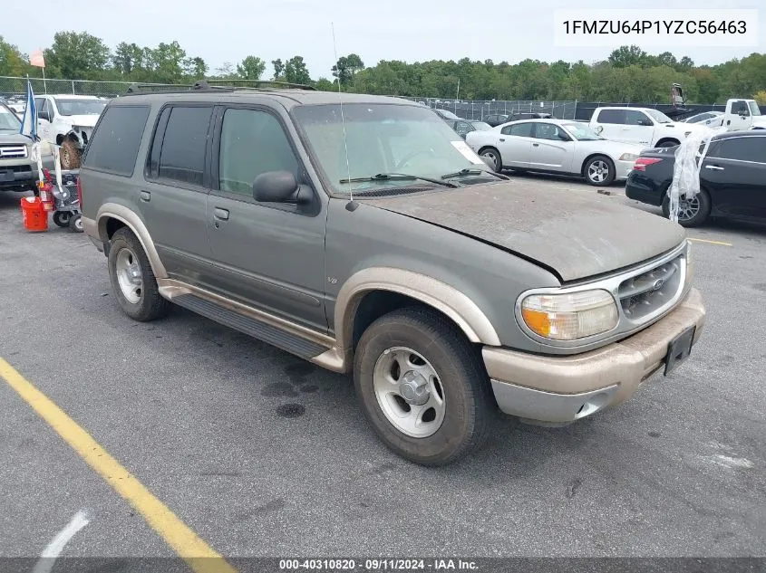 2000 Ford Explorer Eddie Bauer VIN: 1FMZU64P1YZC56463 Lot: 40310820