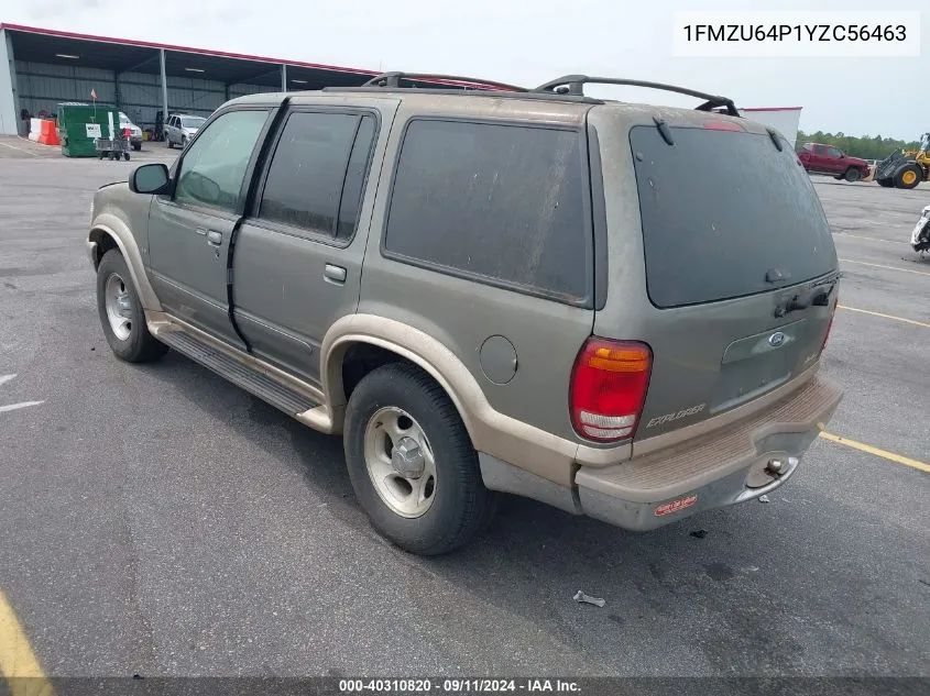 2000 Ford Explorer Eddie Bauer VIN: 1FMZU64P1YZC56463 Lot: 40310820