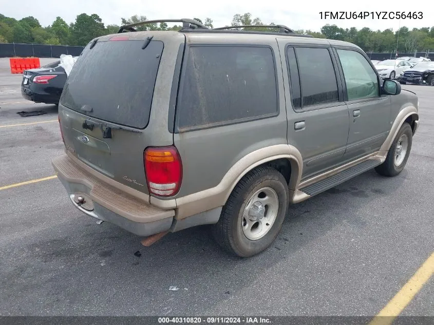 1FMZU64P1YZC56463 2000 Ford Explorer Eddie Bauer