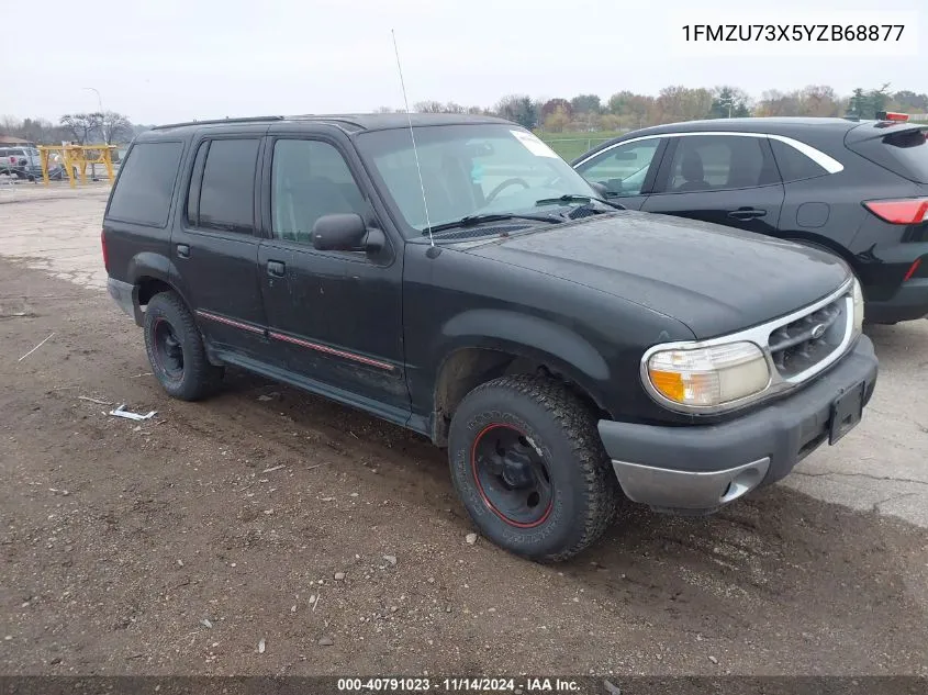 2000 Ford Explorer Xlt VIN: 1FMZU73X5YZB68877 Lot: 40791023