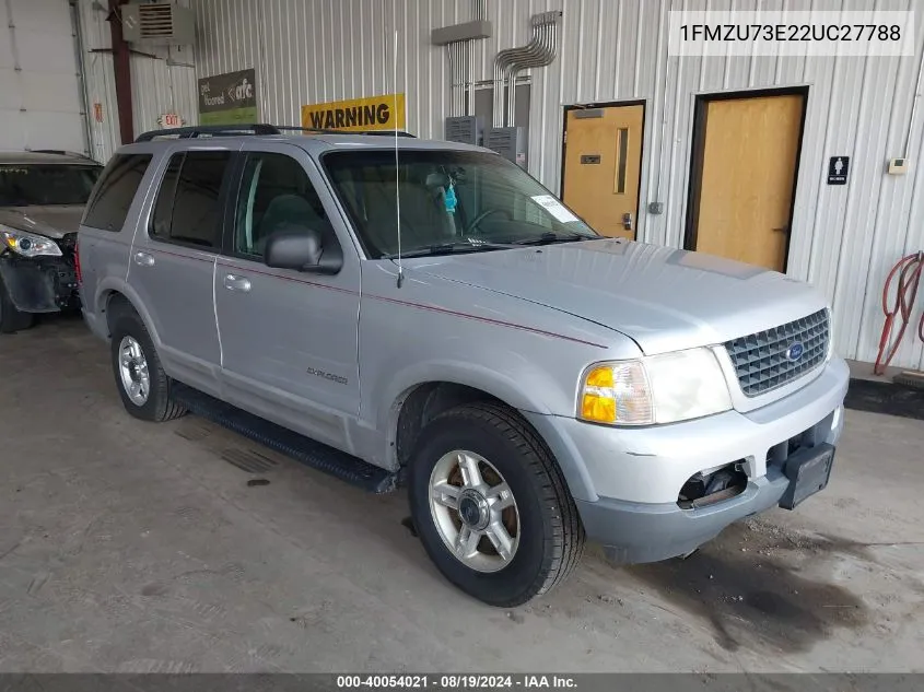 2002 Ford Explorer Xlt VIN: 1FMZU73E22UC27788 Lot: 40054021