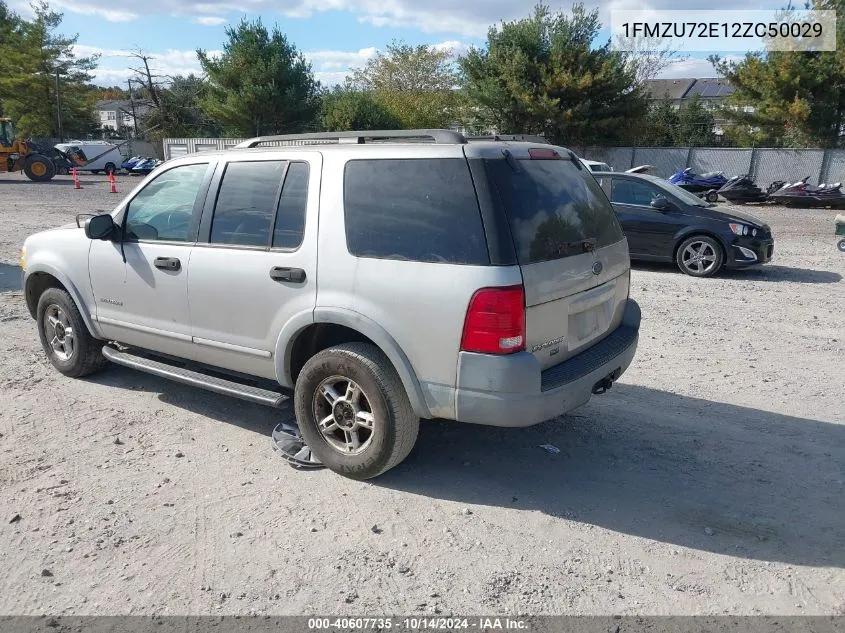 2002 Ford Explorer Xls VIN: 1FMZU72E12ZC50029 Lot: 40607735