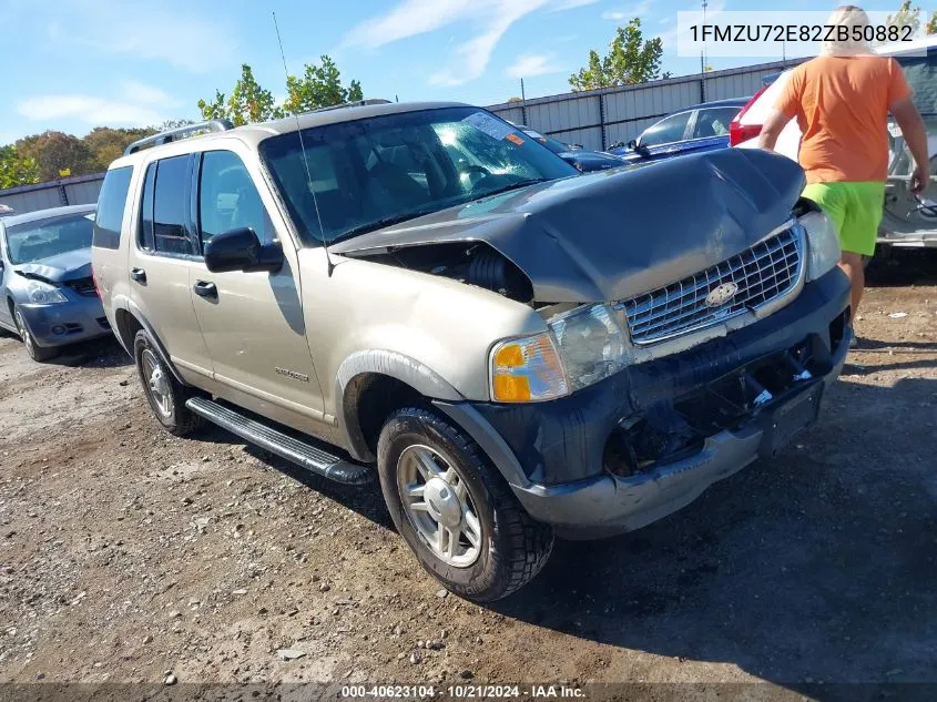 2002 Ford Explorer Xls VIN: 1FMZU72E82ZB50882 Lot: 40623104