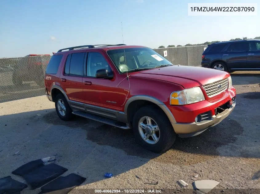 2002 Ford Explorer Eddie Bauer VIN: 1FMZU64W22ZC87090 Lot: 40662994