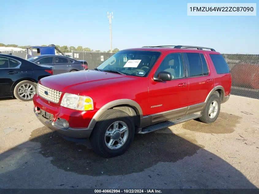 2002 Ford Explorer Eddie Bauer VIN: 1FMZU64W22ZC87090 Lot: 40662994