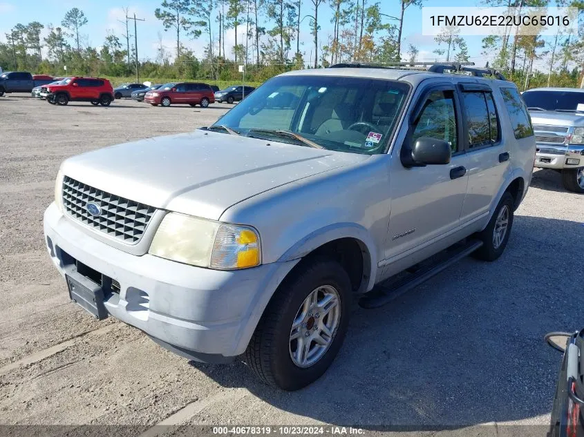 2002 Ford Explorer Xls VIN: 1FMZU62E22UC65016 Lot: 40678319