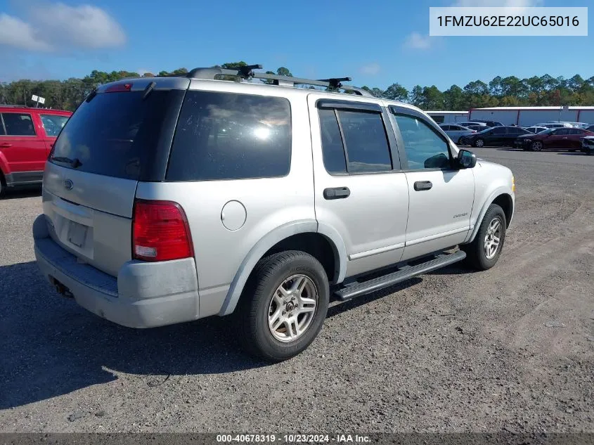 2002 Ford Explorer Xls VIN: 1FMZU62E22UC65016 Lot: 40678319