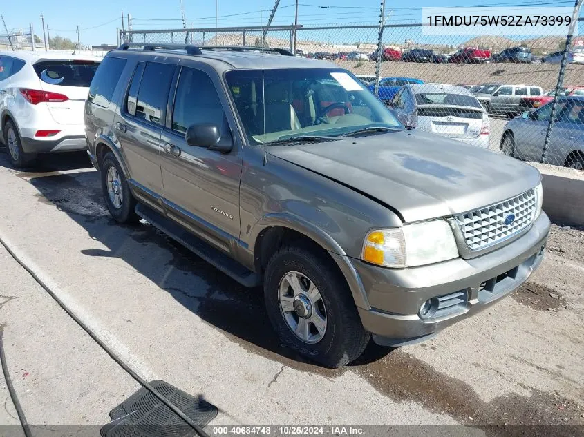 2002 Ford Explorer Limited VIN: 1FMDU75W52ZA73399 Lot: 40684748