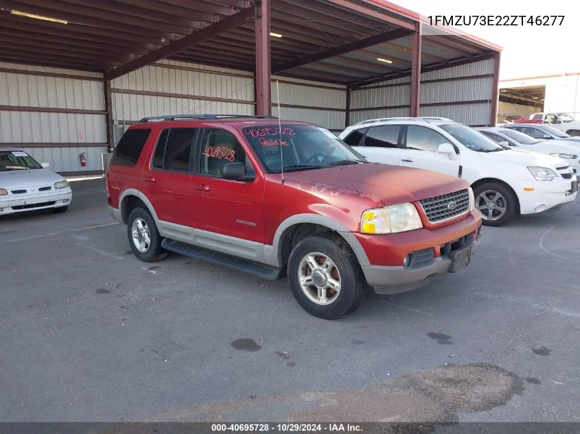 2002 Ford Explorer Xlt VIN: 1FMZU73E22ZT46277 Lot: 40695728