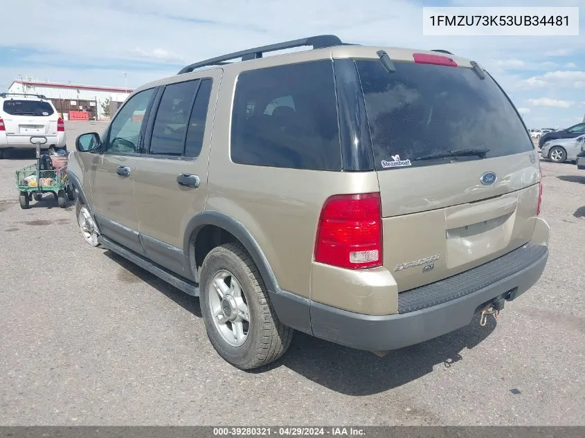 1FMZU73K53UB34481 2003 Ford Explorer