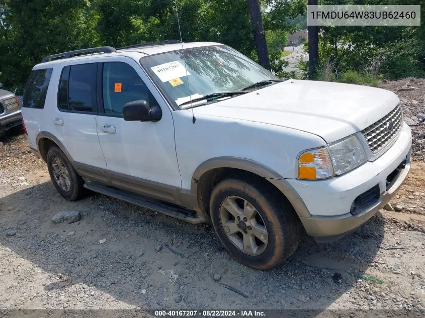 2003 Ford Explorer Eddie Bauer VIN: 1FMDU64W83UB62460 Lot: 40167207