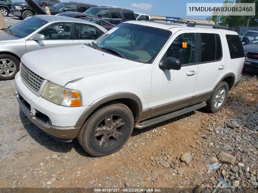 2003 Ford Explorer Eddie Bauer VIN: 1FMDU64W83UB62460 Lot: 40167207